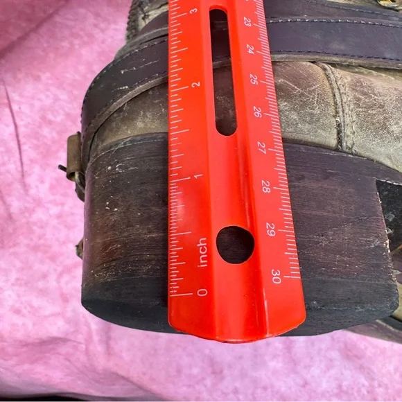 Brown Leather Knee-High Boots READ DESCRIPTION, IMPORTANT - Picture 14 of 17